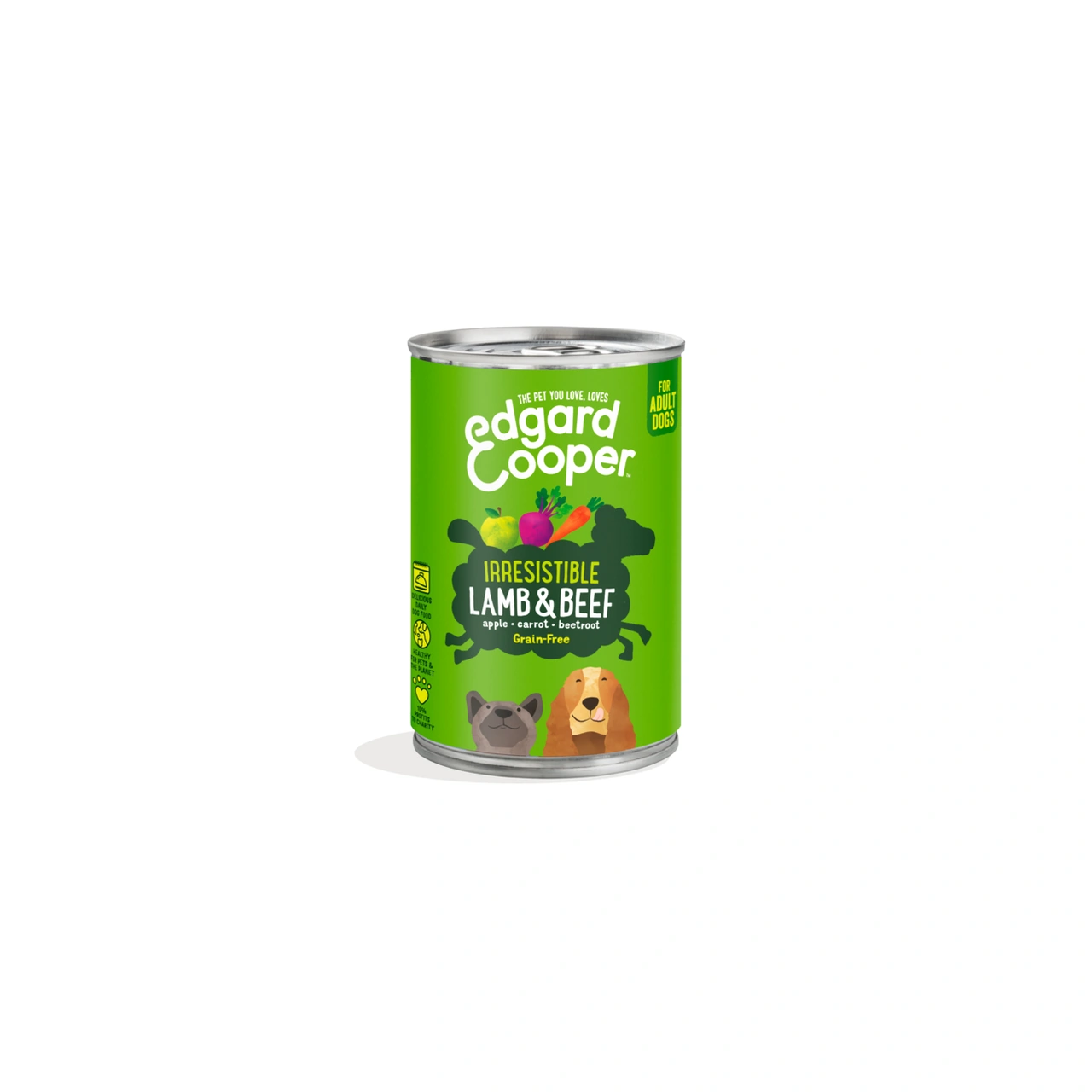 Edgard & Cooper lam og okse vådfoder 400 g